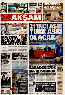 AKŞAM 16 Aralık 2025 gazete manşeti