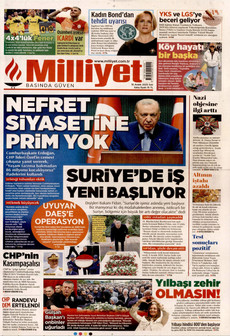 MİLLİYET 16 Aralık 2025 gazete manşeti