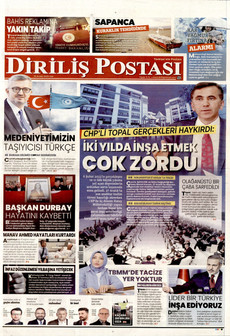 DİRİLİŞ POSTASI 16 Aralık 2025 gazete manşeti