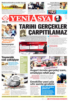 YENİ ASYA 16 Aralık 2025 gazete manşeti
