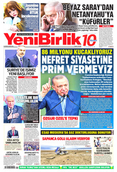 YENİBİRLİK 16 Aralık 2025 gazete manşeti
