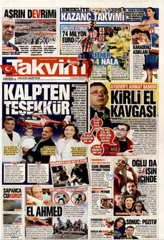 TAKVİM 16 Aralık 2025 gazete manşeti