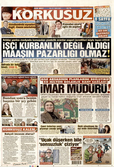 KORKUSUZ 16 Aralık 2025 gazete manşeti