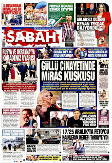 SABAH 17 Aralık 2025 gazete manşeti