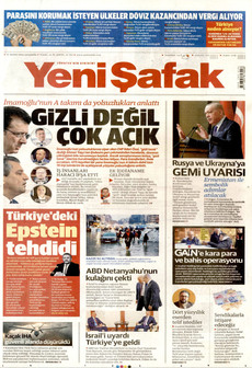 YENİ ŞAFAK 17 Aralık 2025 gazete manşeti
