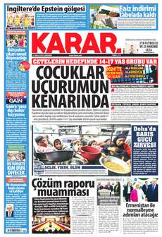 KARAR 17 Aralık 2025 gazete manşeti