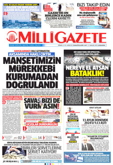 MİLLİ GAZETE 17 Aralık 2025 gazete manşeti