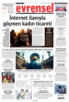 EVRENSEL 17 Aralık 2025 gazete manşeti