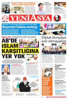 YENİ ASYA 17 Aralık 2025 gazete manşeti