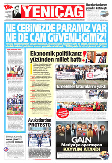 YENİÇAĞ 17 Aralık 2025 gazete manşeti