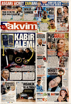 TAKVİM 17 Aralık 2025 gazete manşeti