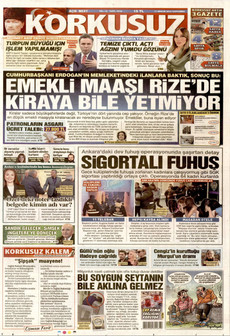 KORKUSUZ 17 Aralık 2025 gazete manşeti