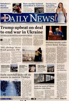 HÜRRİYET DAİLY NEWS 17 Aralık 2025 gazete manşeti