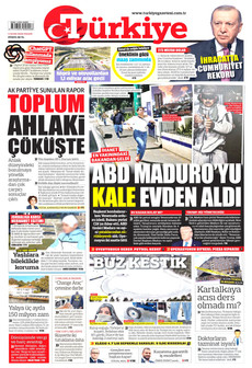 TÜRKİYE GAZETESİ 4 Ocak 2026 gazete manşeti