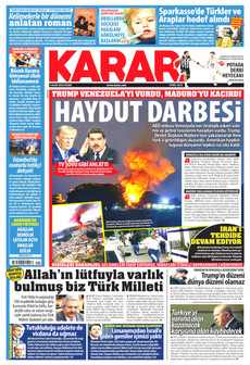 KARAR 4 Ocak 2026 gazete manşeti