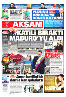 AKŞAM 4 Ocak 2026 gazete manşeti