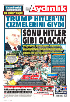 AYDINLIK GAZETESİ 4 Ocak 2026 gazete manşeti