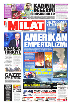 MİLAT 4 Ocak 2026 gazete manşeti