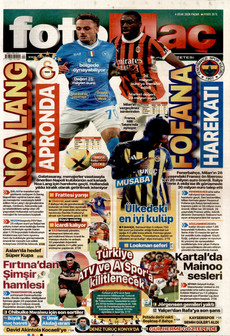 FOTOMAÇ 4 Ocak 2026 gazete manşeti
