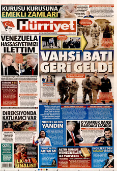 HÜRRİYET 6 Ocak 2026 gazete manşeti