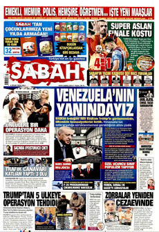 SABAH 6 Ocak 2026 gazete manşeti