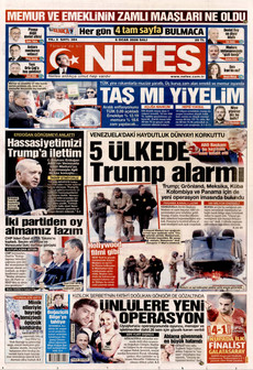 NEFES 6 Ocak 2026 gazete manşeti