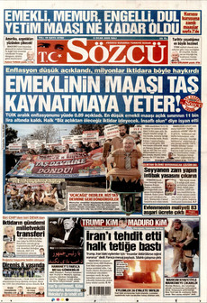 SÖZCÜ 6 Ocak 2026 gazete manşeti