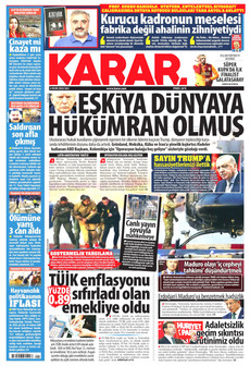 KARAR 6 Ocak 2026 gazete manşeti