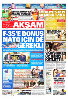 AKŞAM 6 Ocak 2026 gazete manşeti