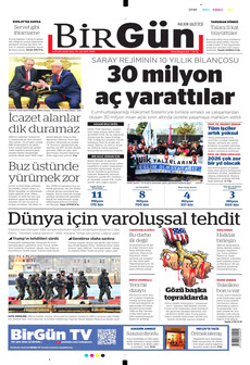 BİRGÜN 6 Ocak 2026 gazete manşeti