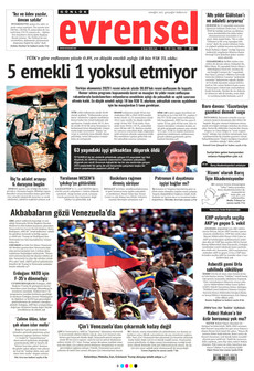 EVRENSEL 6 Ocak 2026 gazete manşeti