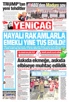 YENİÇAĞ 6 Ocak 2026 gazete manşeti