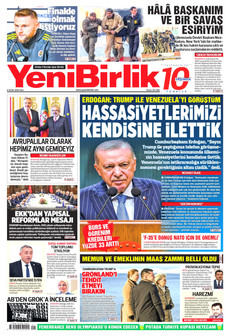 YENİBİRLİK 6 Ocak 2026 gazete manşeti