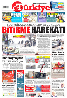 TÜRKİYE GAZETESİ 9 Ocak 2026 gazete manşeti