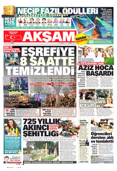 AKŞAM 9 Ocak 2026 gazete manşeti