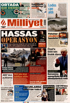 MİLLİYET 9 Ocak 2026 gazete manşeti