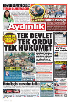 AYDINLIK GAZETESİ 9 Ocak 2026 gazete manşeti
