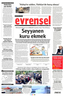 EVRENSEL 9 Ocak 2026 gazete manşeti