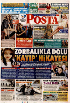POSTA 9 Ocak 2026 gazete manşeti