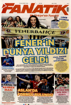 FANATİK 9 Ocak 2026 gazete manşeti