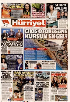 HÜRRİYET 10 Ocak 2026 gazete manşeti
