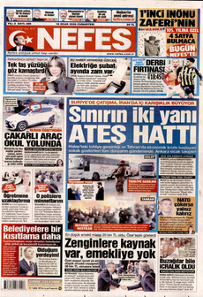 NEFES 10 Ocak 2026 gazete manşeti
