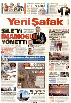 YENİ ŞAFAK 10 Ocak 2026 gazete manşeti