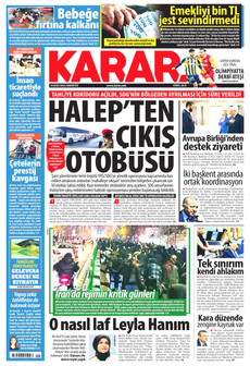 KARAR 10 Ocak 2026 gazete manşeti