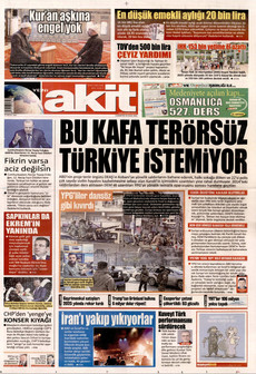 YENİ AKİT 10 Ocak 2026 gazete manşeti