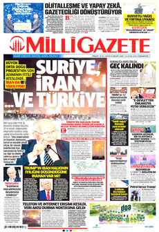 MİLLİ GAZETE 10 Ocak 2026 gazete manşeti