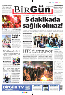 BİRGÜN 10 Ocak 2026 gazete manşeti