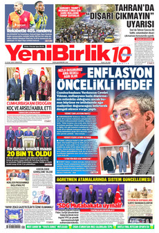 YENİBİRLİK 10 Ocak 2026 gazete manşeti