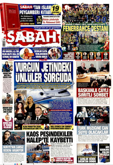 SABAH 11 Ocak 2026 gazete manşeti