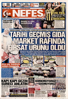NEFES 11 Ocak 2026 gazete manşeti